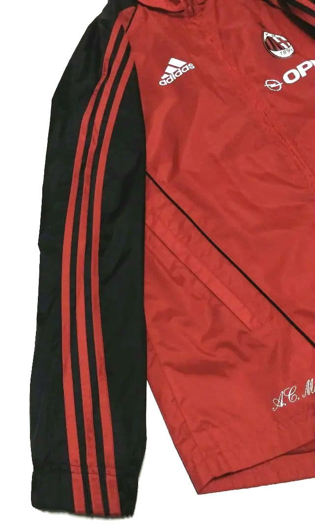 ACミラン adidas ウィンドブレーカー 赤黒 レア ジャケット 2005