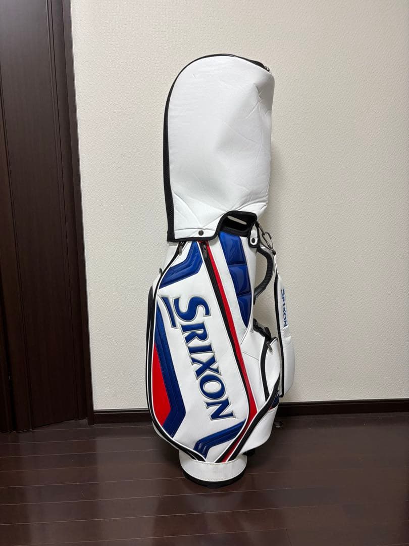 《GW価格》Srixon キャディバッグ ホワイト/ブルー/レッド