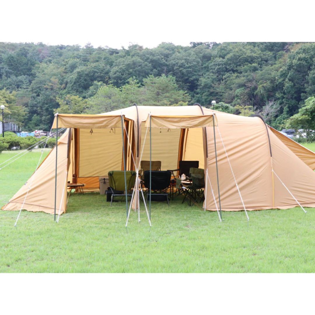 イグニオ 2ルーム型テント　ドームテント 4人用　カマボコ　キャンプ　新品