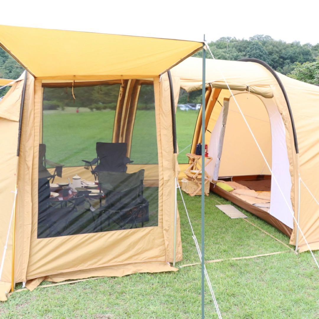 イグニオ 2ルーム型テント　ドームテント 4人用　カマボコ　キャンプ　新品