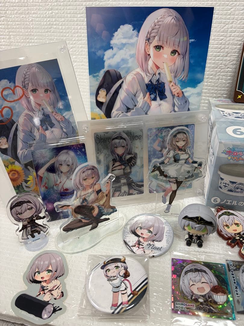 ホロライブ 白銀ノエル グッズセット 直筆サイン入り