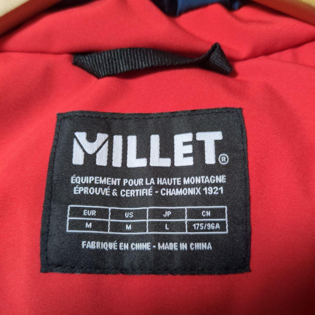 MILLET フード付きジャケット レッド/ネイビー