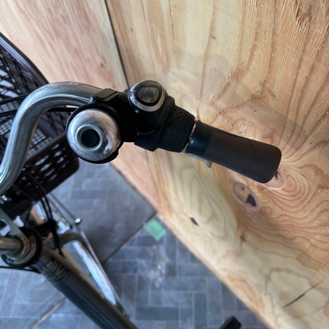 シティタイプ電動アシスト自転車 ブラックバッテリー12ah