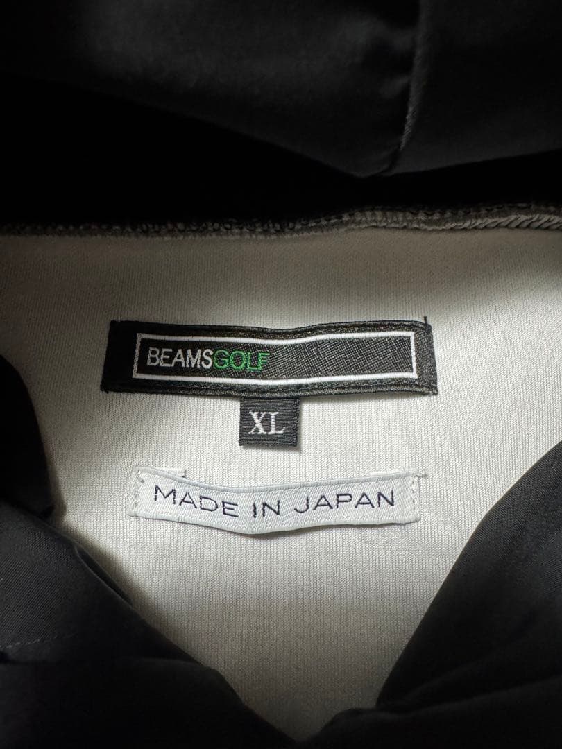 美品　BEAMS GOLF フード付きパーカーXL グレー