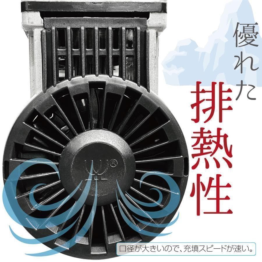 コンプレッサー 100v 静音 小型 オイルレス 12L 2223
