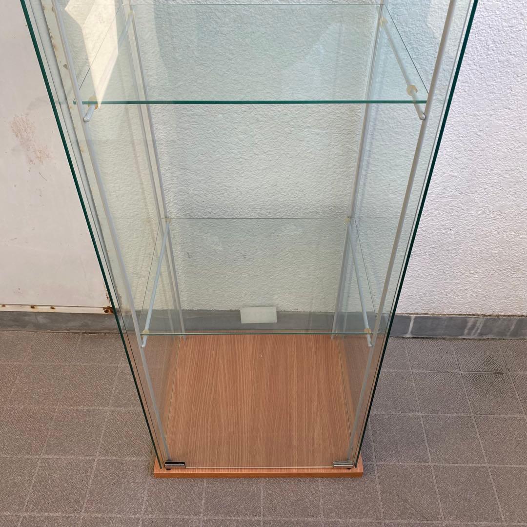 廃盤 IKEA DETOLF デトルフ ガラス扉キャビネット ディスプレイケース