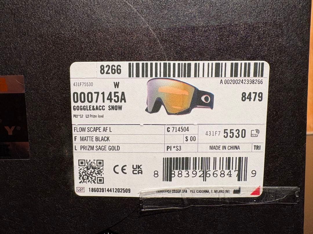 OAKLEY FLOW SCAPE L 新品