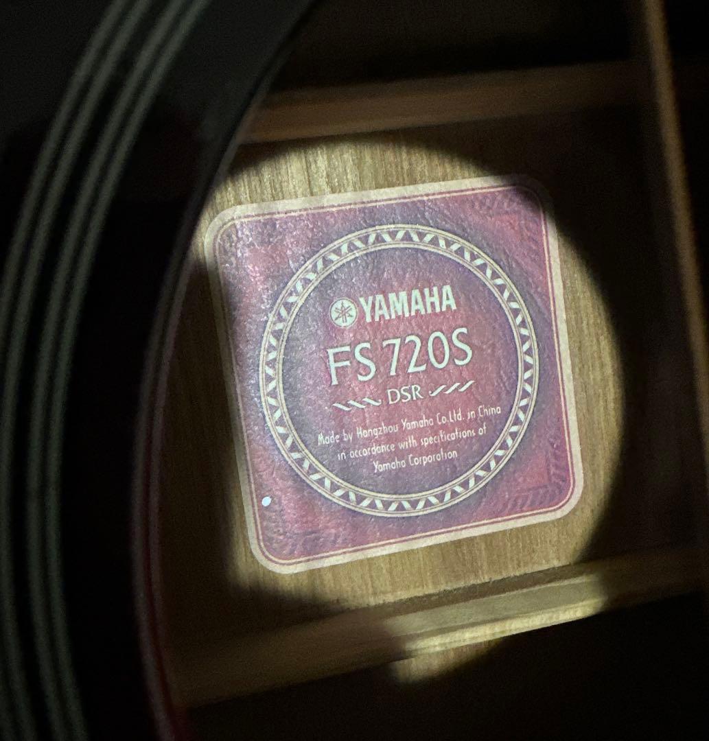 YAMAHA FS720S アコースティックギター 美品 ソフトケース付 アコギ
