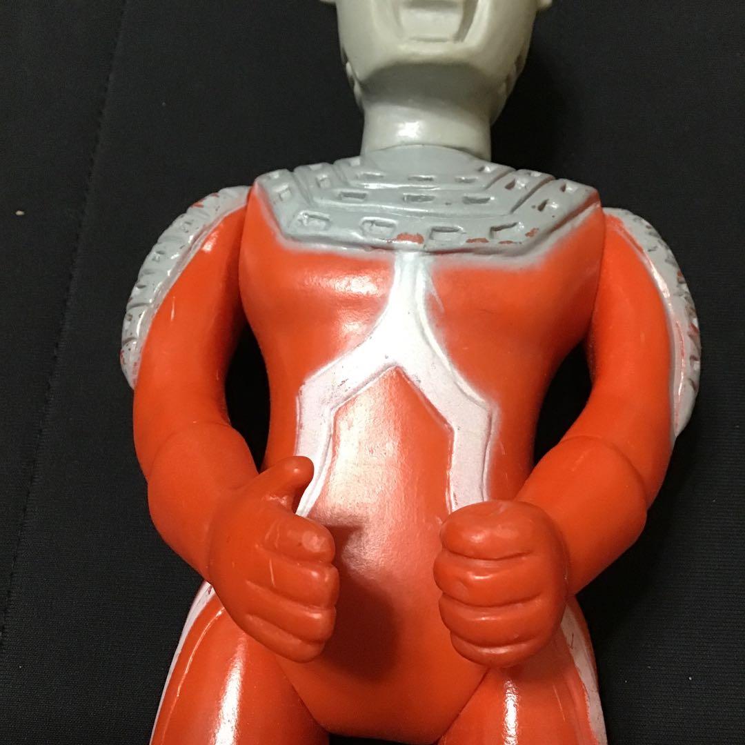 期間限定　昭和レトロ　当時物　美品　マルサン　ソフビ　ウルトラセブン　円谷プロ