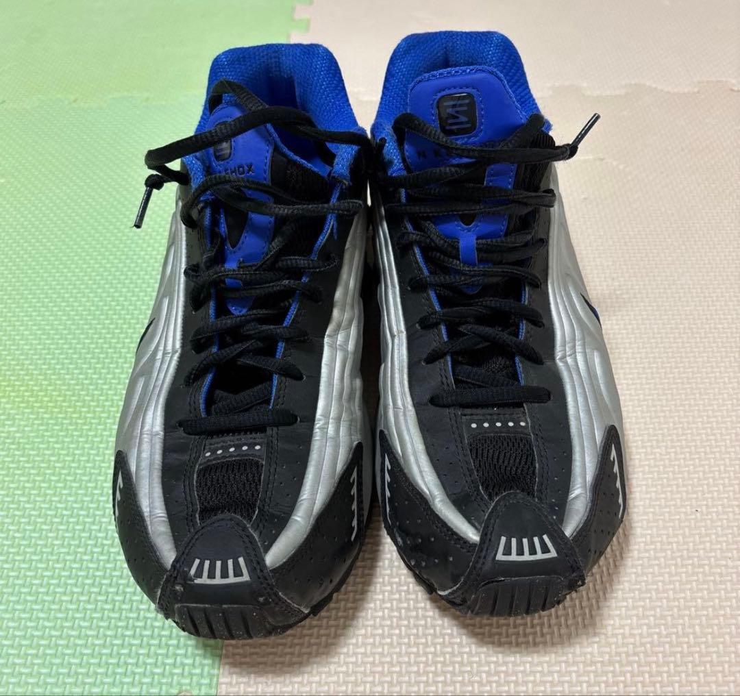 Nike Shox R4 黒/青　ナイキ　ショックス　27cm