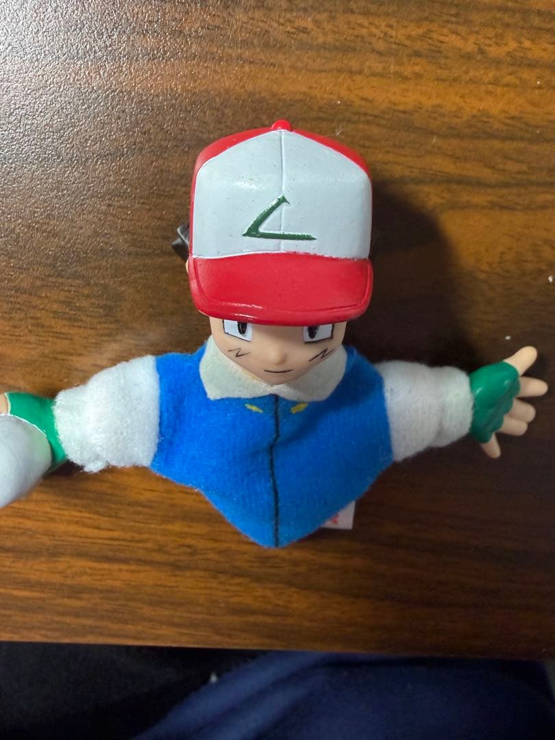 アニメ　ポケモン　サトシ　指人形　当時物　TOMY アニポケ　主人公