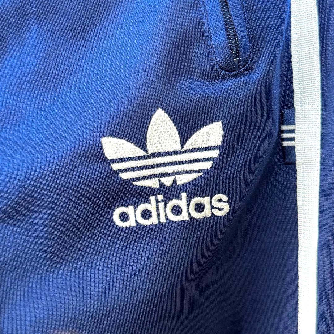 adidas アディダス ジャージ ネイビー　Lサイズ　トレフォイルロゴ　パンツ