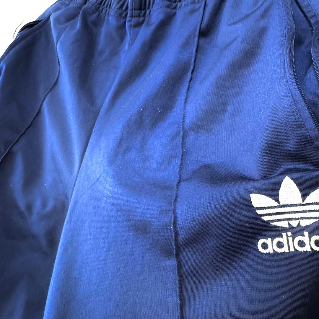 adidas アディダス ジャージ ネイビー　Lサイズ　トレフォイルロゴ　パンツ