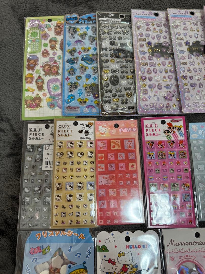 ハッピーフォンうるちゅるドロップジュエリーおはじきタイルサンリオまとめ売り