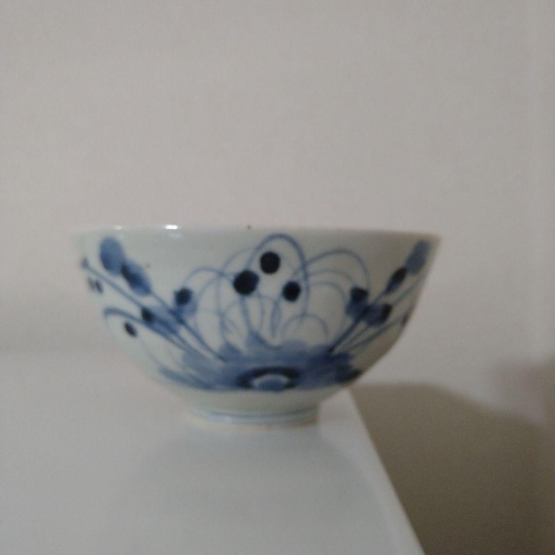 兵頭侑亀さん　飯茶碗古戸部花蝶文