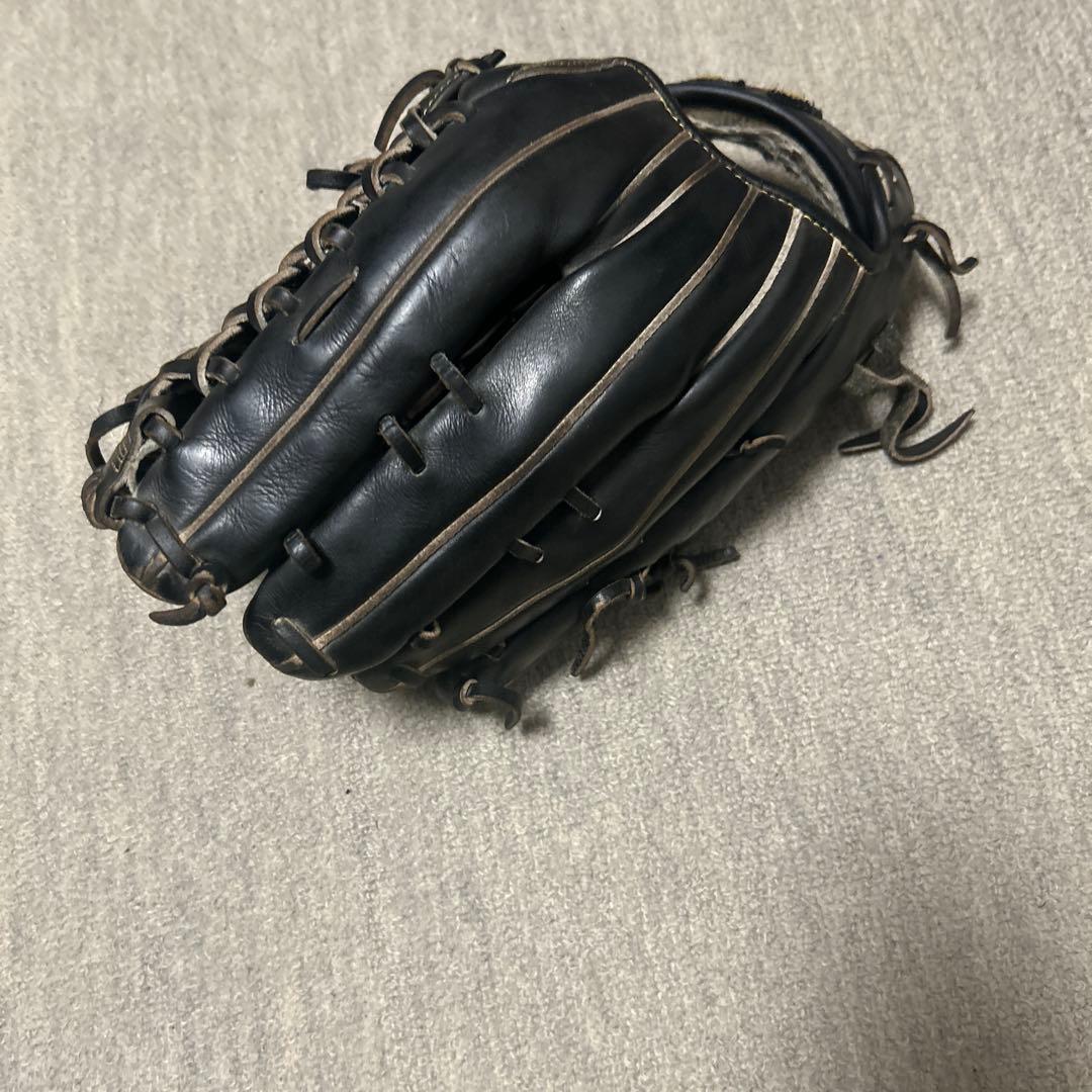硬式グローブ　外野用 ワールドペガサス　野球　黒