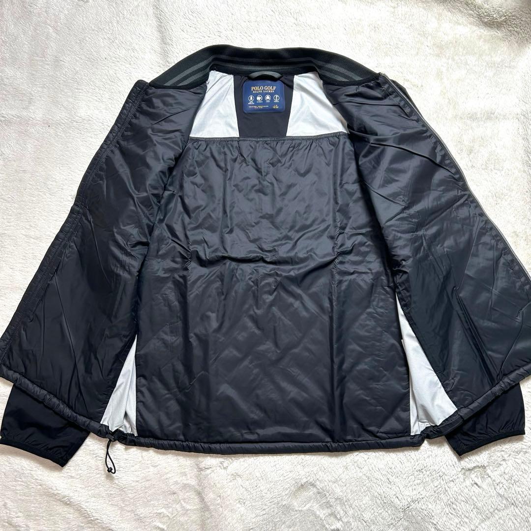 POLO GOLF ブラック　キルティングジャケット　ナイロン　L