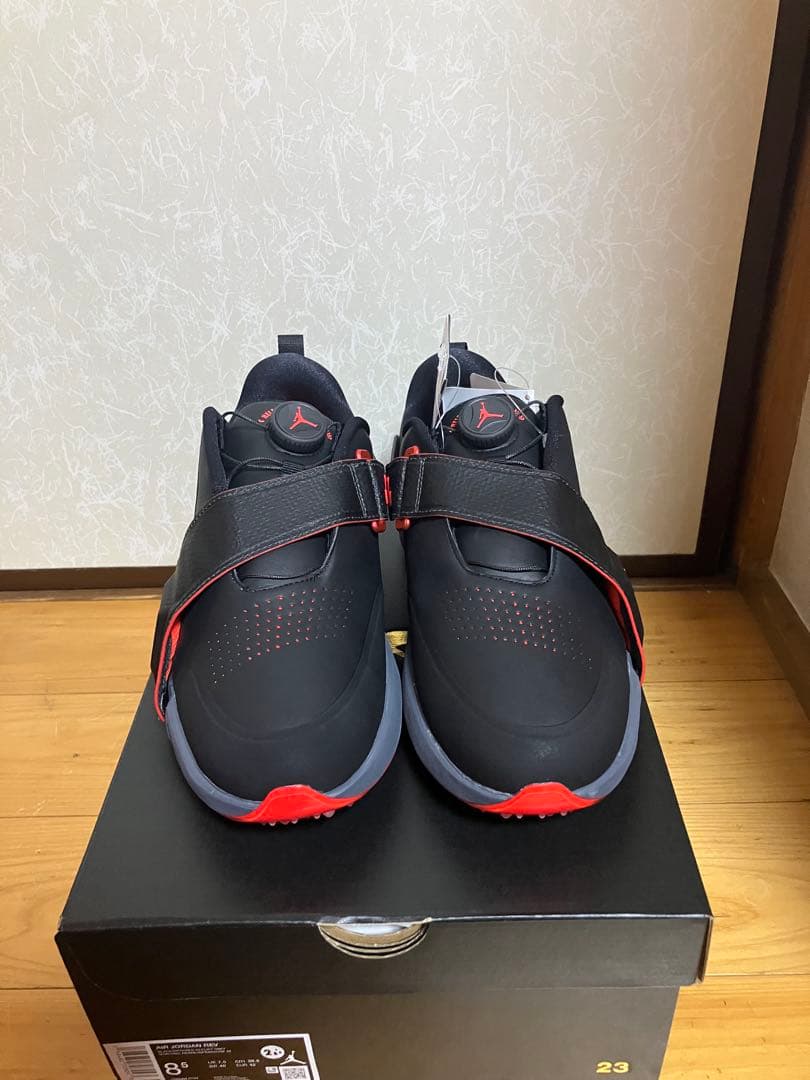 NIKE ゴルフ　ジョーダン　エア　レブ　26cm ブラック　インフラレッド