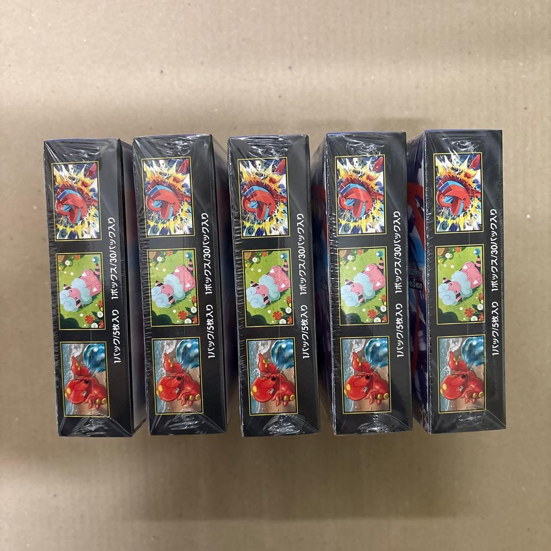 ポケカ ニンジャスピナー 5box 新品未開封 シュリンク付き