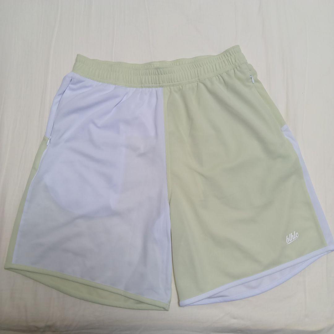 ballaholic 2 tone basic zip shorts サイズXL