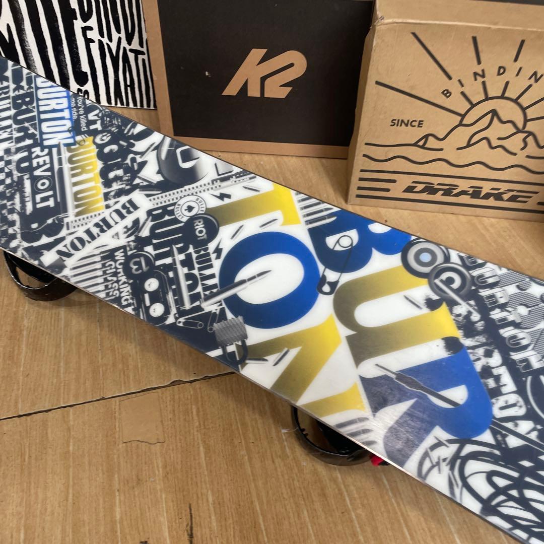 BURTON　バートンスノーボードセット　BULLET154㎝　バインディング付