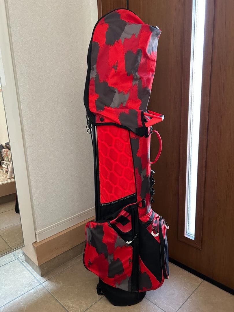 OGIO 軽量キャディバッグ レッド/グレー/ブラック カモ