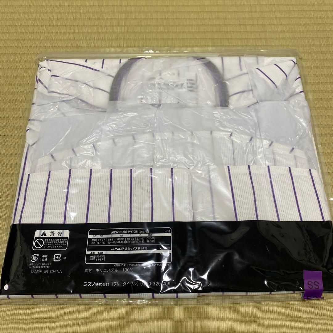 希少品　阪神タイガース ミズノ カラーレプリカユニフォーム パープルSSサイズ