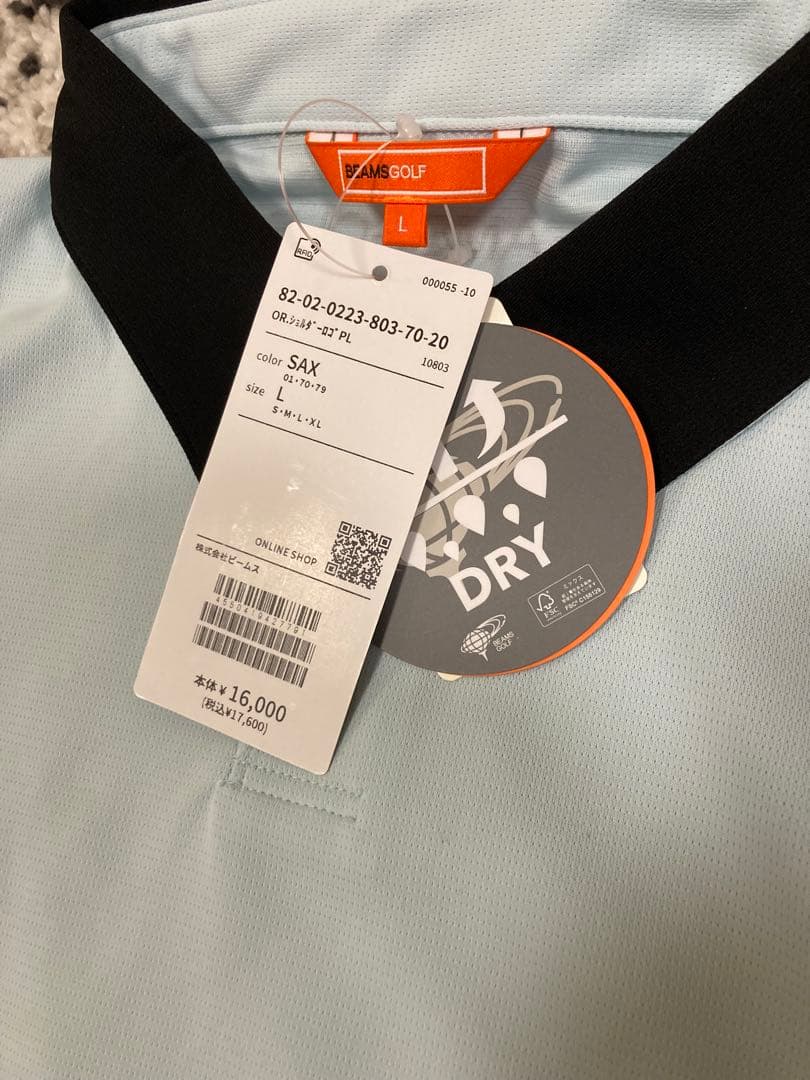 新品 ビームスゴルフ ポロシャツ L