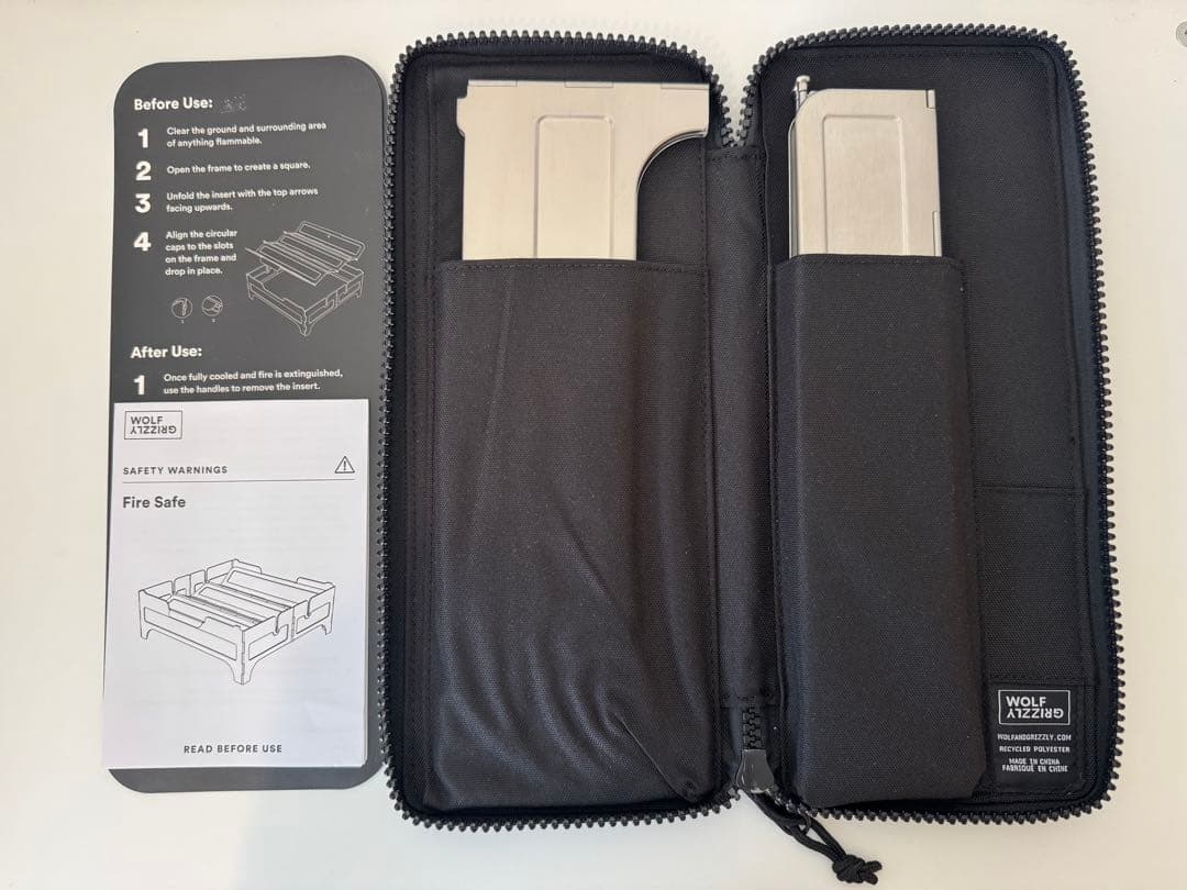 【新品　未使用】ウルフアンドグリズリー 焚き火台