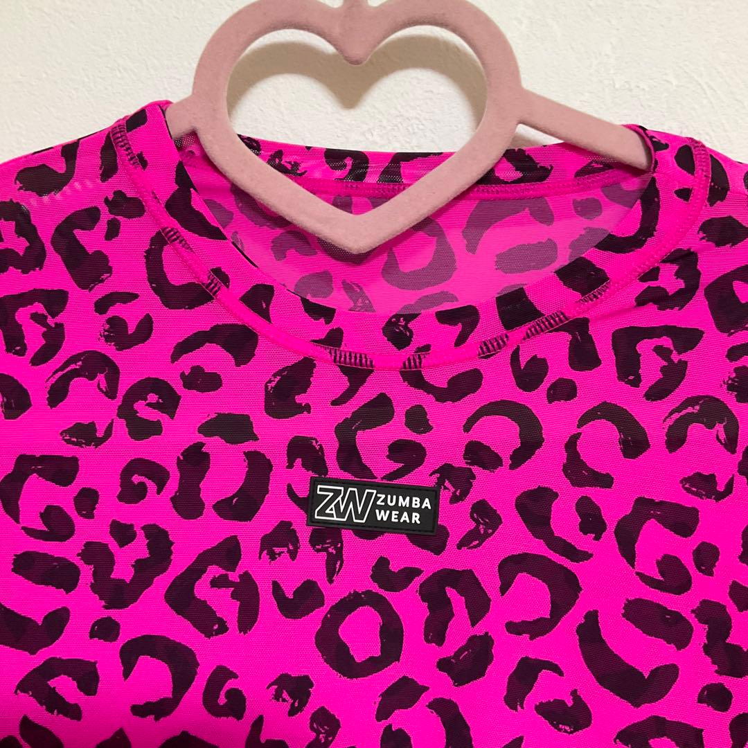 新作　完売品　ZUMBA 正規品　ヒョウ柄ピンク　XS