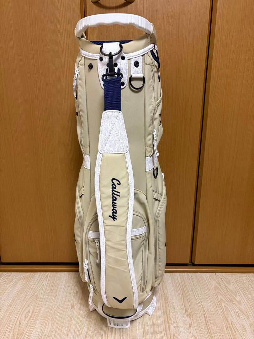 Callaway ゴルフキャディバッグ ベージュ