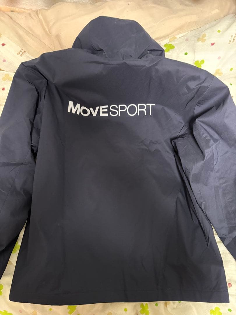 MOVE SPORT フード付きウィンドブレーカー ネイビー
