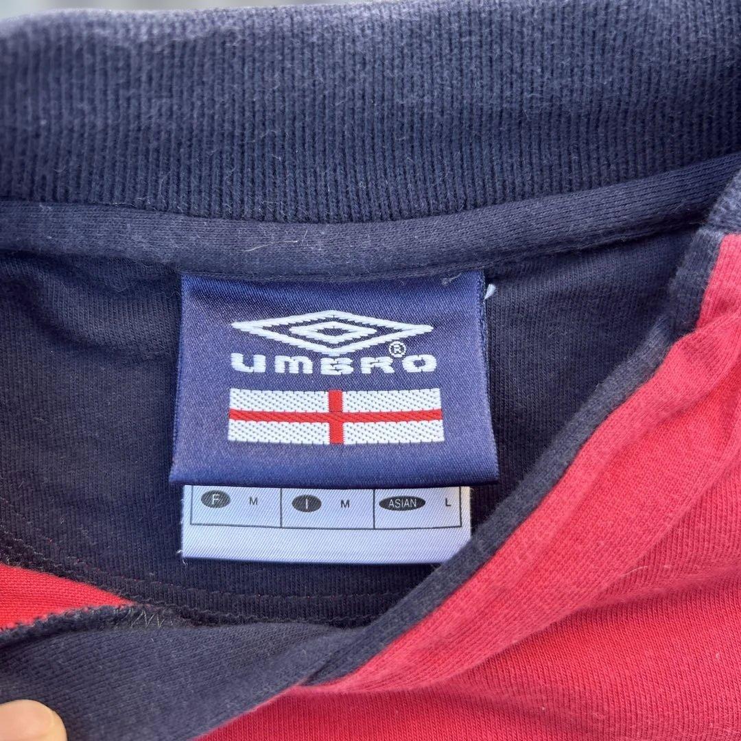 ウェア 02/04 L ENGLAND UMBRO football shirt