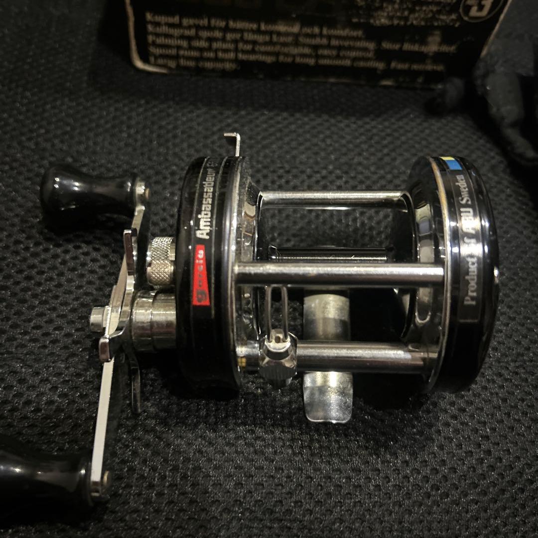 アンバサダー6500CA年代物青黄チェッカー雷魚