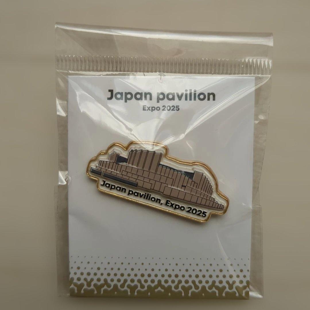 【大阪関西万博】✳️超希少✳️日本館 建物とVIP用ピンバッチ・杉木キーホルダー