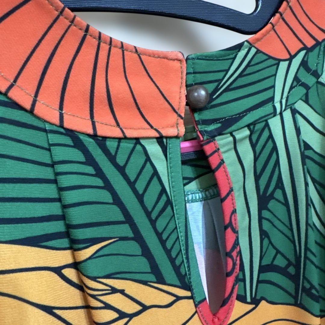 kuulei Hawaii ハイビスカス柄ドレス