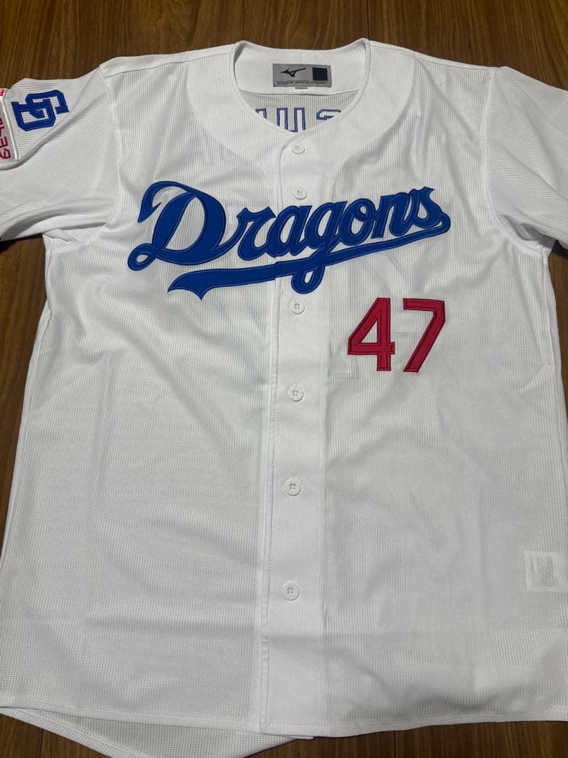 中日ドラゴンズ 吉田聖弥 オーダーレプリカユニフォーム Mサイズ ホーム
