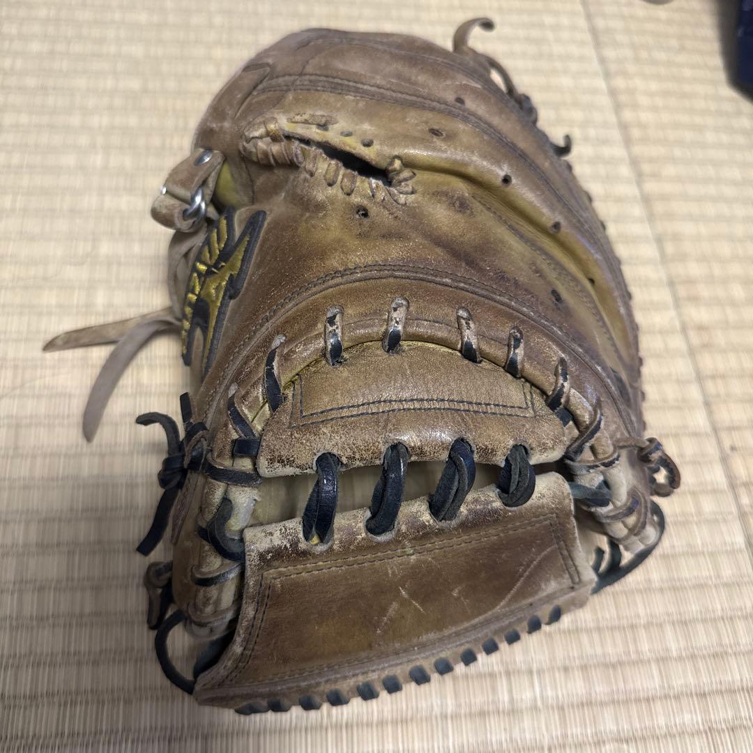 ミズノ 硬式野球グローブ 使用感あり