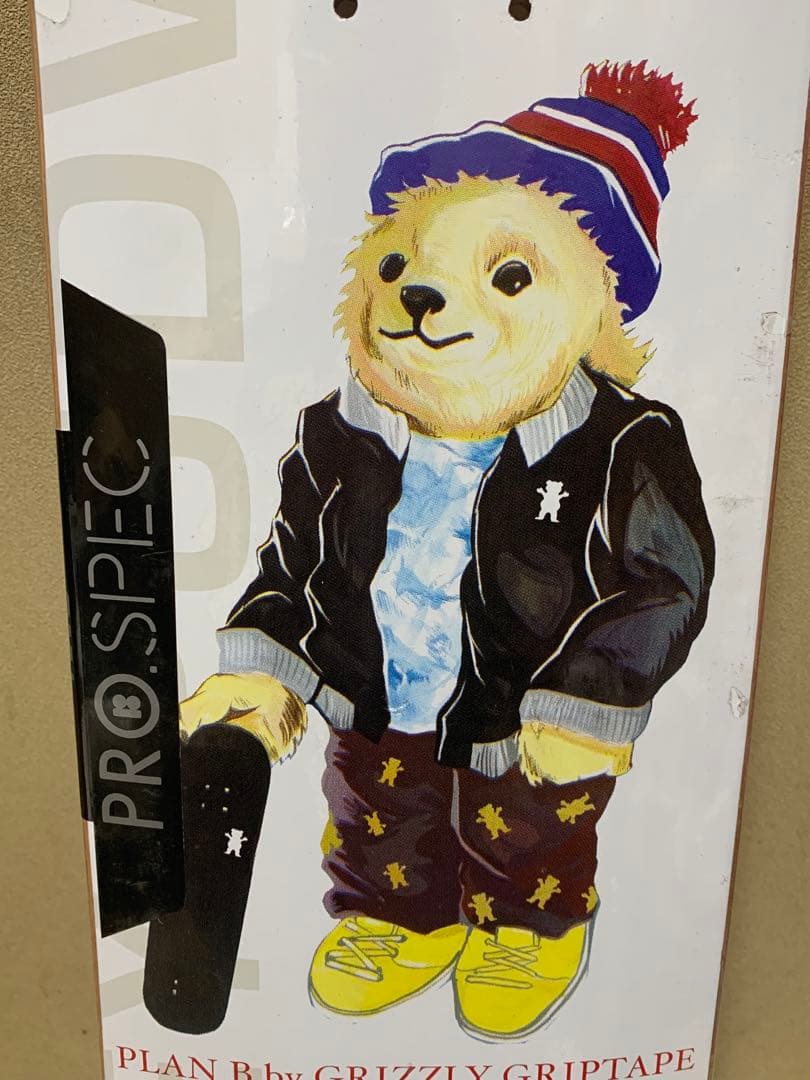 【未使用】PLAN B × GRIZZLY 限定 デッキ スケートボード