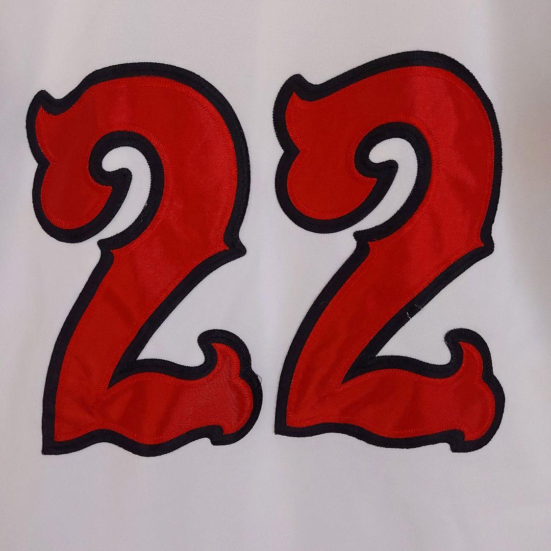 MLB マジェスティック エンゼルス No.22 ゲームシャツ ユニフォームXL
