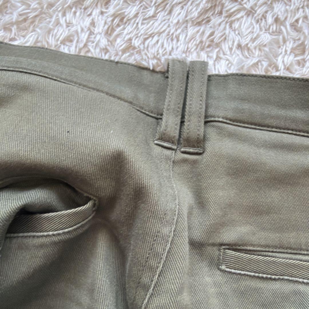 パーリーゲイツ　ゴルフパンツ　カーキ　4/M コットン　通年素材　ポケット4つ