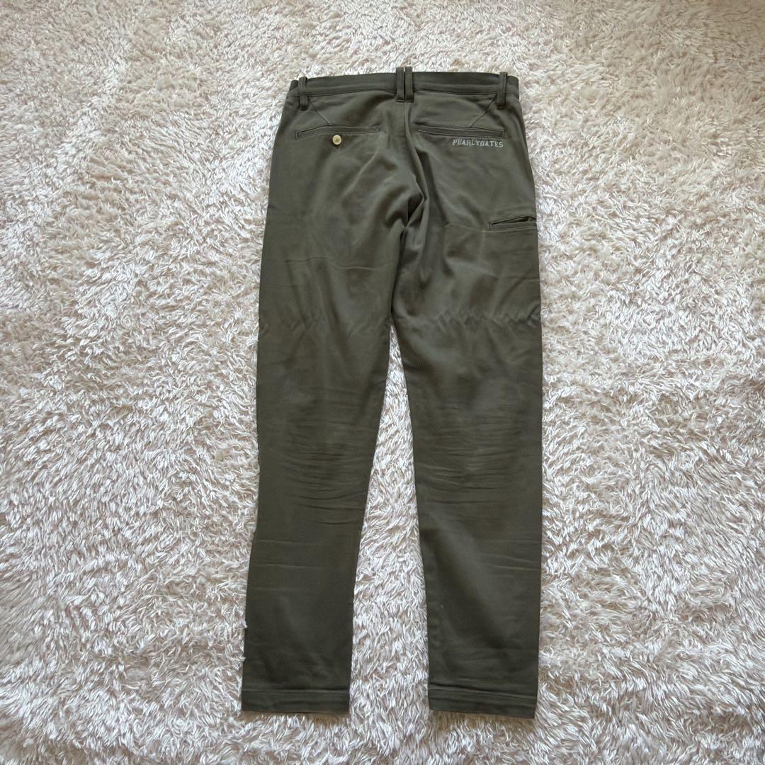 パーリーゲイツ　ゴルフパンツ　カーキ　4/M コットン　通年素材　ポケット4つ