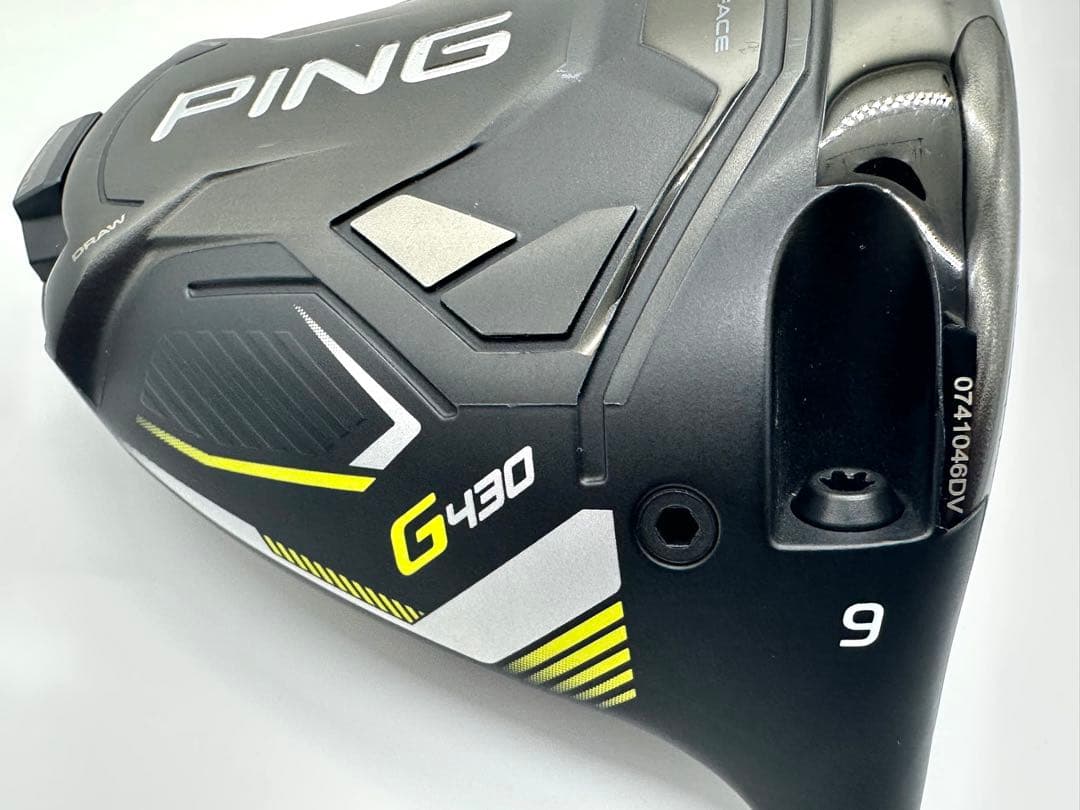 新古品｜ピン／PING｜G430LSTドライバー9度ヘッドのみハドラス｜カバー付