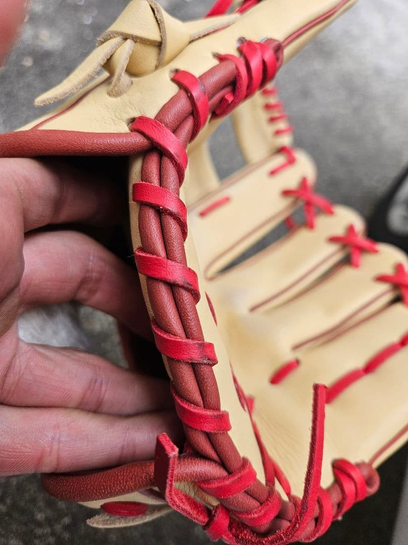 n*a様 Mizuno Global Elite 軟式グローブ キャメル/ワイン