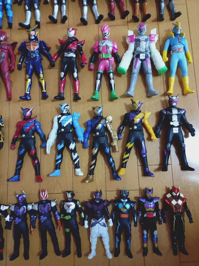 仮面ライダー ソフビ 87体 大量 まとめ売り 電王 W フォーゼ ゴースト