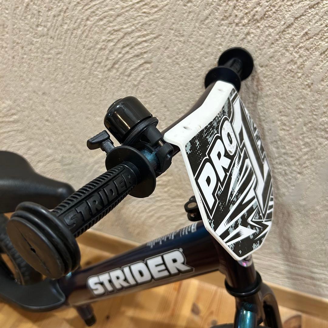 【美品】 STRIDER PRO 12インチ メタリックアクア バランスバイク
