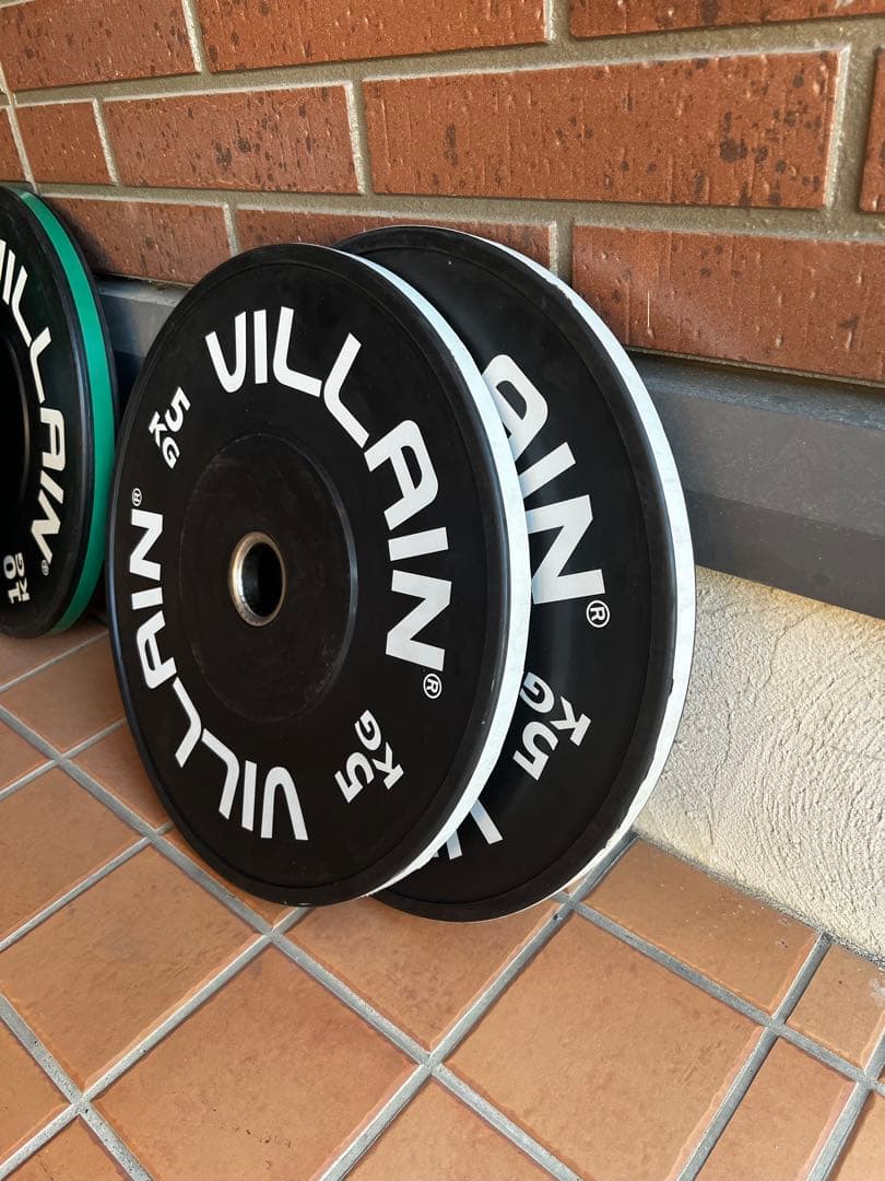 VILLAIN バンパープレート 10kg 2枚 5kg 2枚セット
