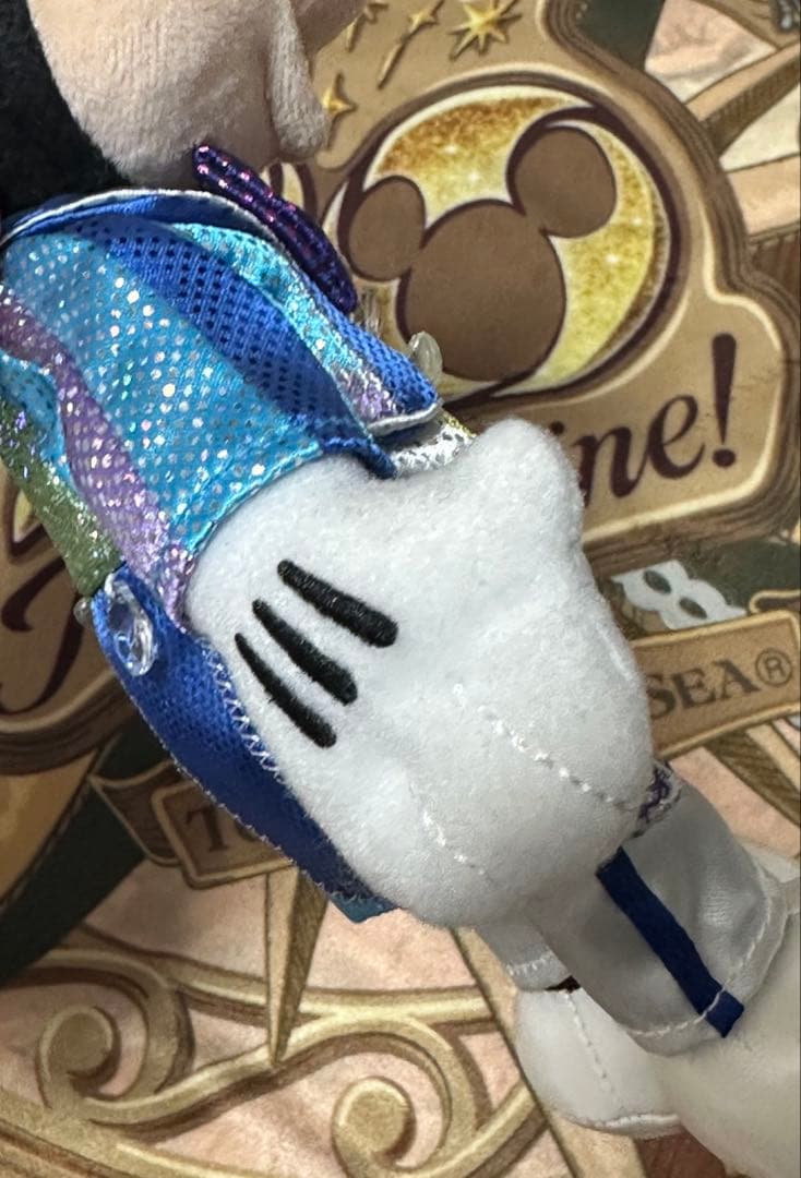 ディズニー ナイトフォールグロウ ミッキー ミニー ぬいぐるみセット&ぬいバ
