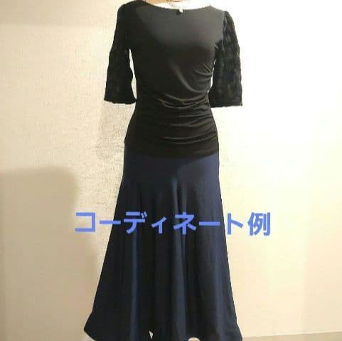 社交ダンストップス　美品✨　ボールルームダンス　社交ダンス練習着　Mサイズ