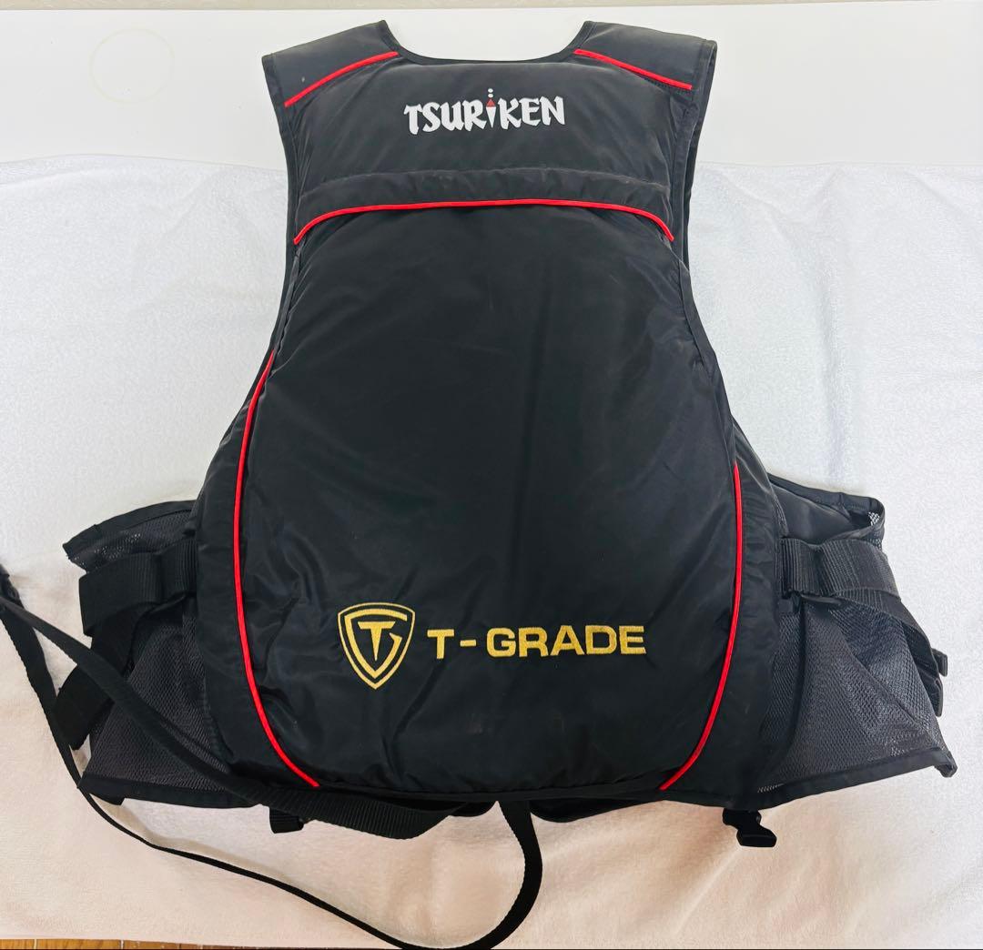 釣研 TSURIKEN T-GRADE XL ライフジャケット ★値引きOK
